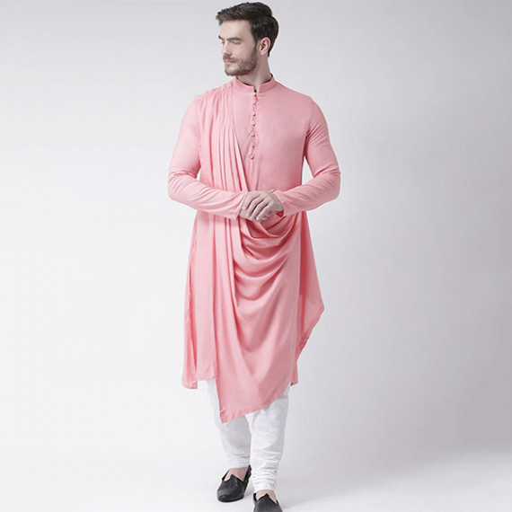 https://www.dailysales.in/products/men-pink-solid-straight-kurta-with-attached-drape