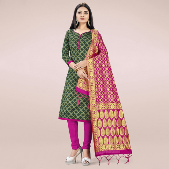 https://www.dailysales.in/products/green-pink-unstitched-dress-material