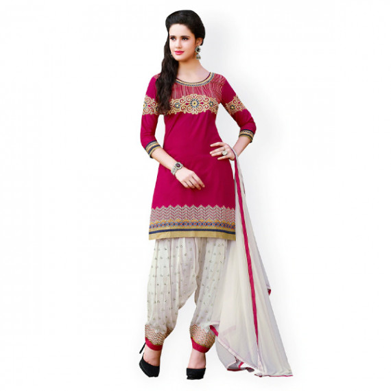 https://www.dailysales.in/products/pink-white-embroidered-cotton-unstitched-dress-material-1