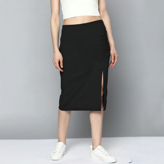 https://www.dailysales.in/products/women-black-pure-cotton-solid-ruched-straight-skirt