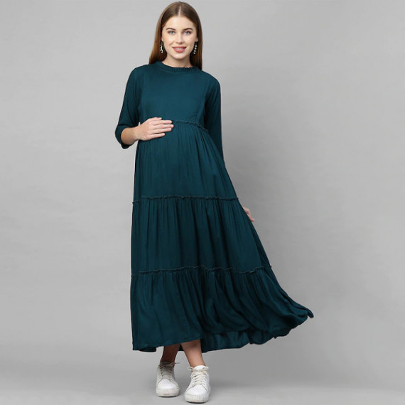 https://www.dailysales.in/products/teal-green-maternity-maxi-nursing-dress